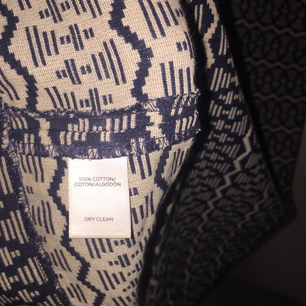 Loft Printed Fit and Flare Dress - Picture 5 of 5